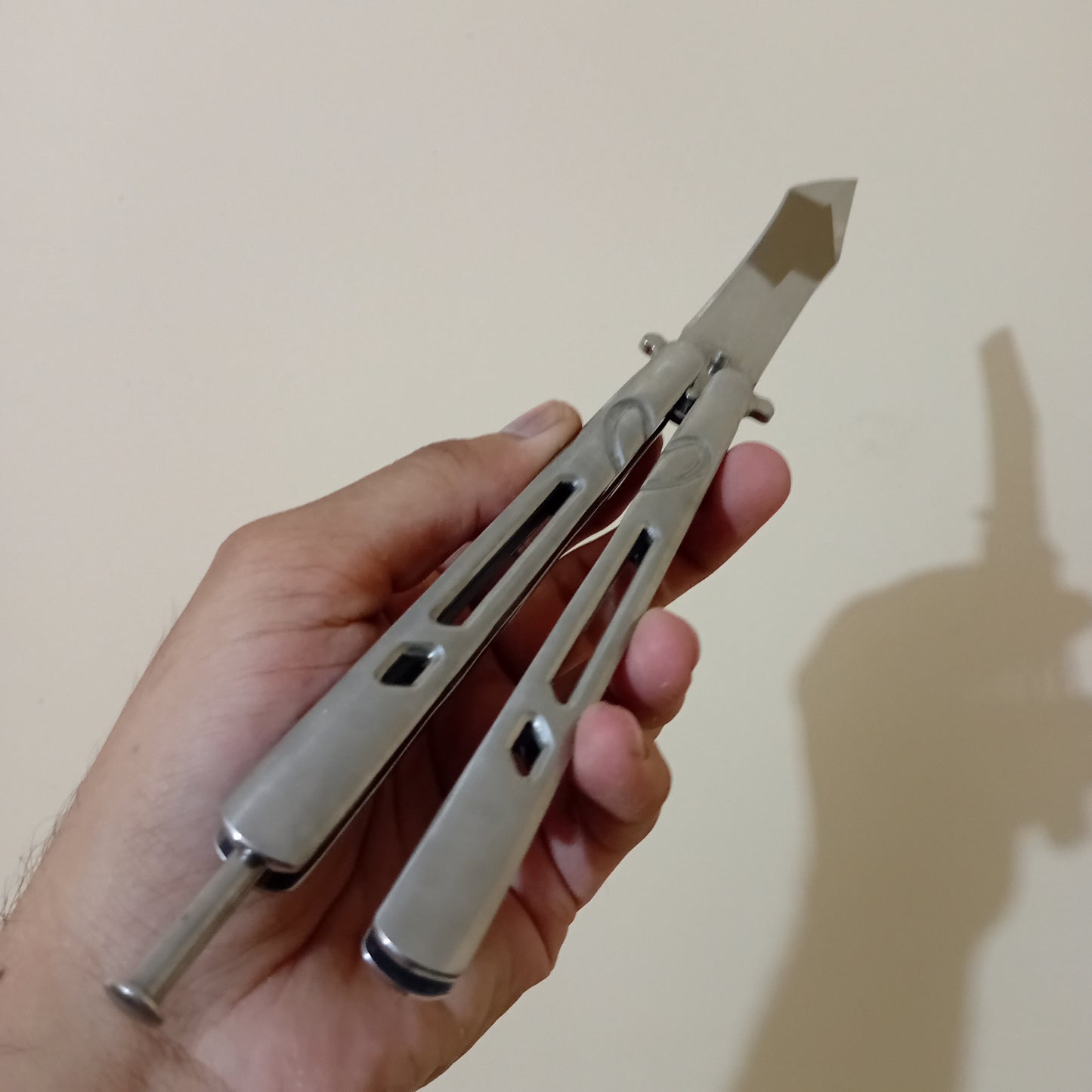 Butterfly Knife Silver 3 - Sharp