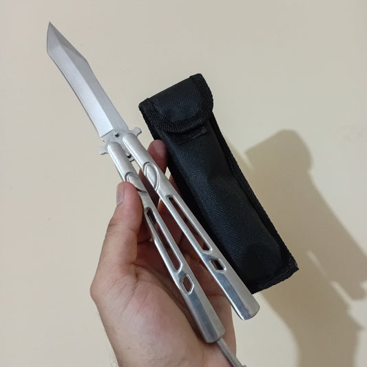 Butterfly Knife Silver 3 - Sharp