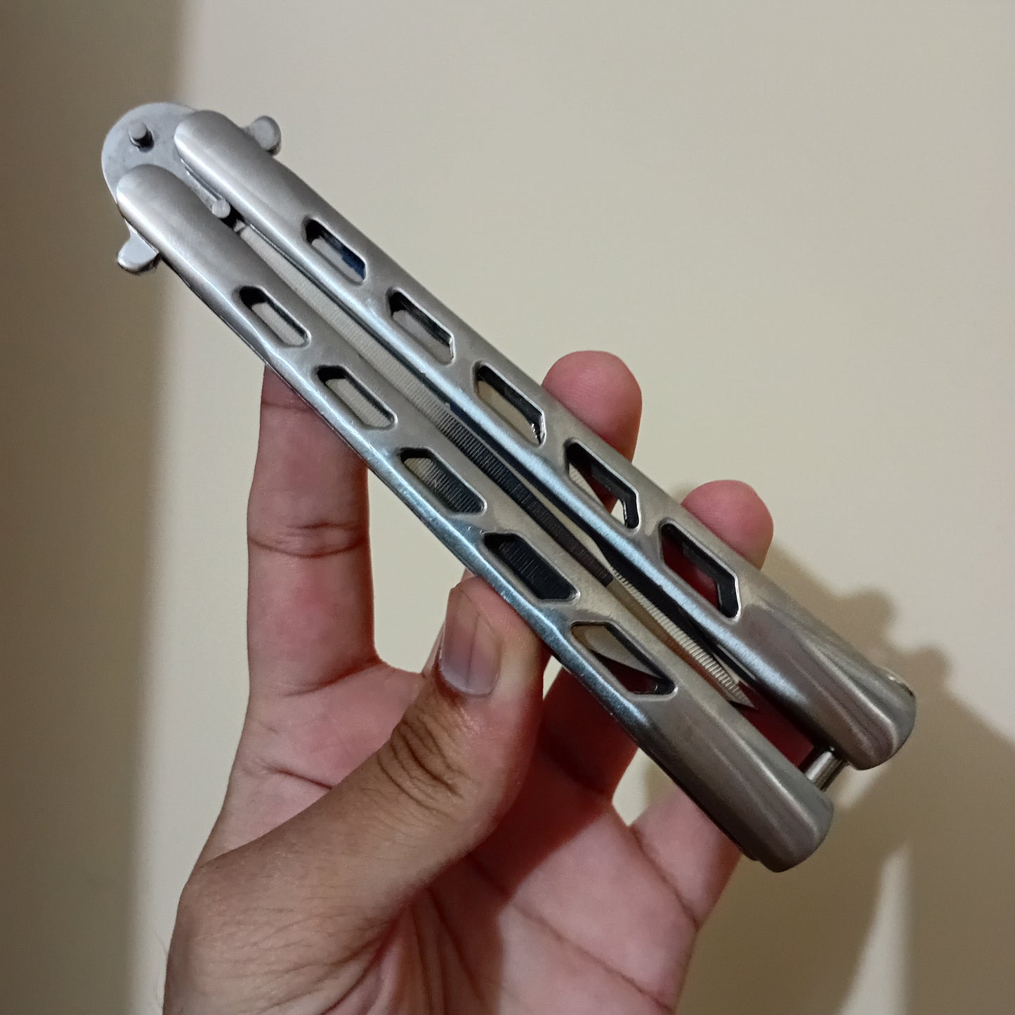 Butterfly Knife 2 Silver - Sharp