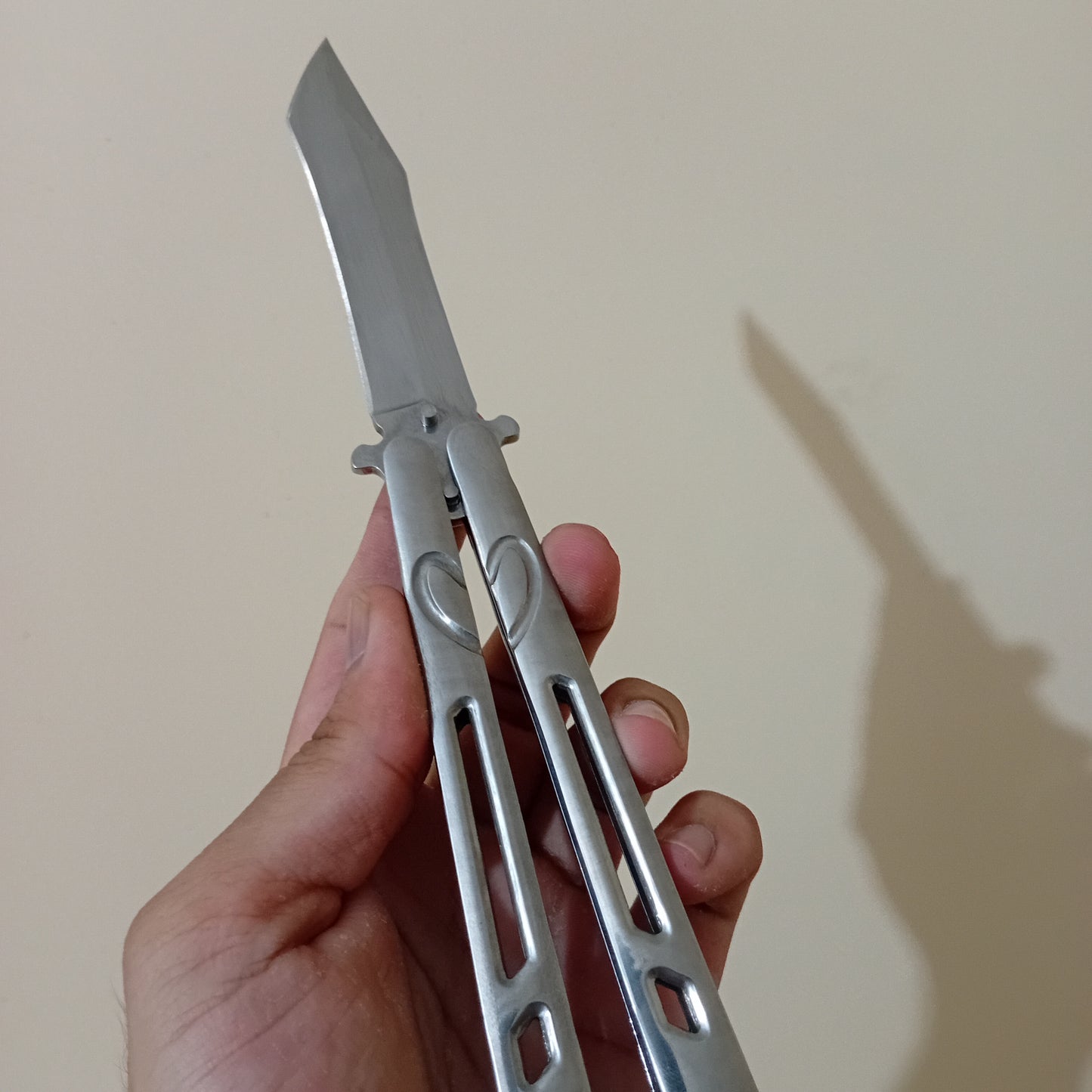 Butterfly Knife Silver 3 - Sharp