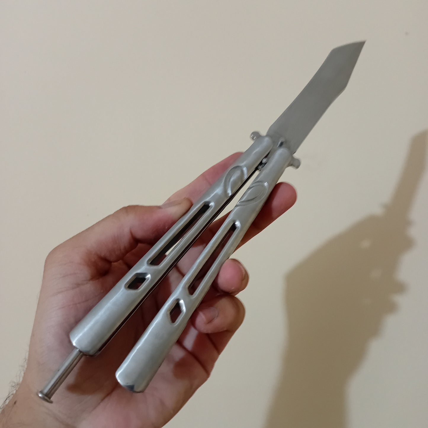 Butterfly Knife Silver 3 - Sharp