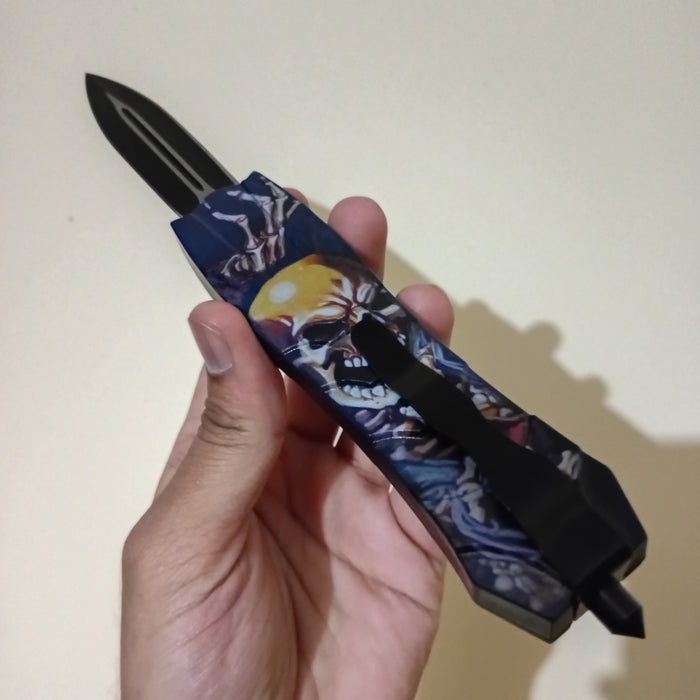 Black Skull OTF Knife 2.0 - Sharp