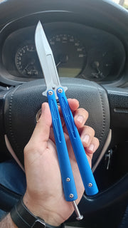 Blue Butterfly Knife - Sharp