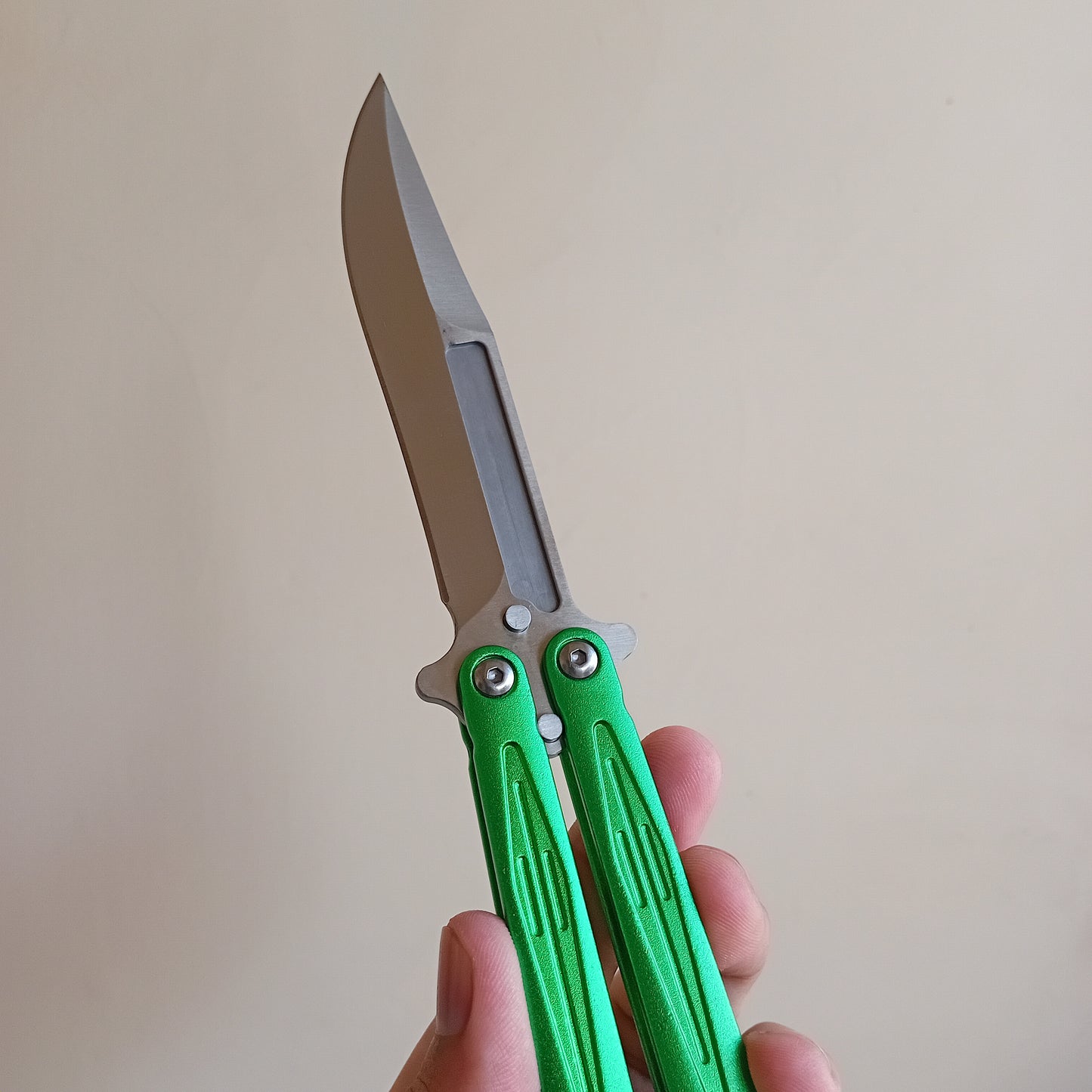 Green Butterfly Knife