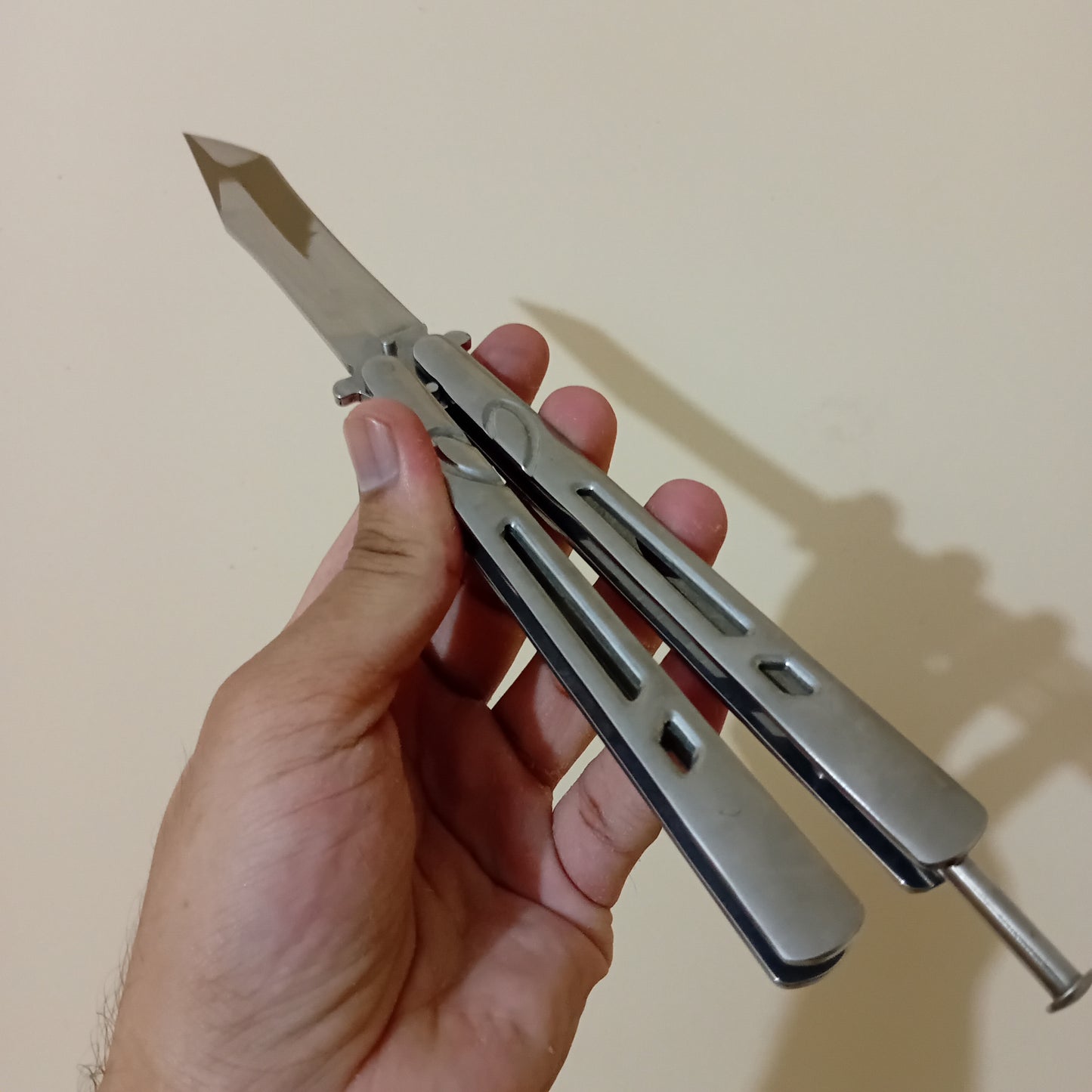 Butterfly Knife Silver 3 - Sharp