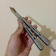 Butterfly Knife Silver 3 - Sharp
