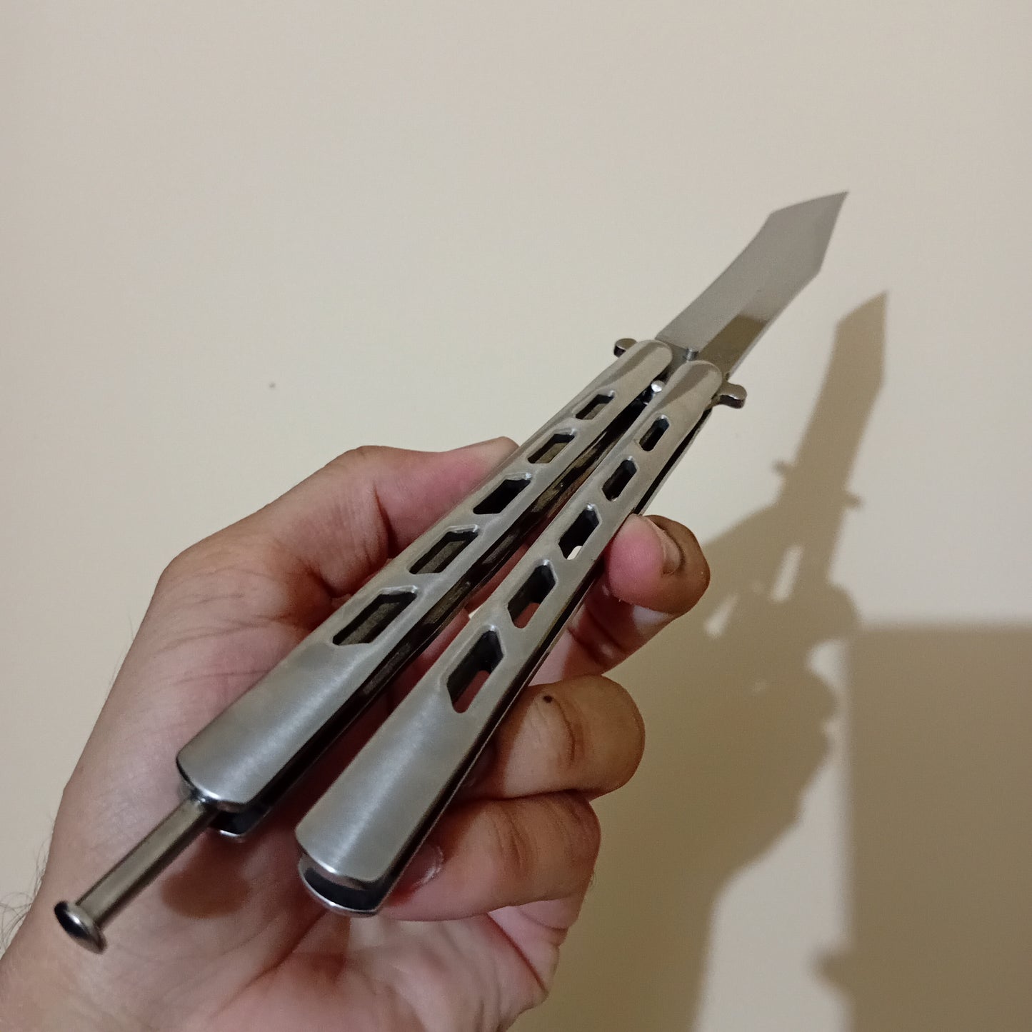Butterfly Knife 2 Silver - Sharp