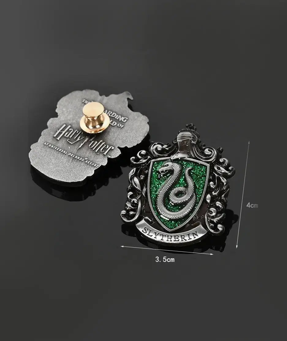 Slytherin Badge from House in Harry Potter Series
