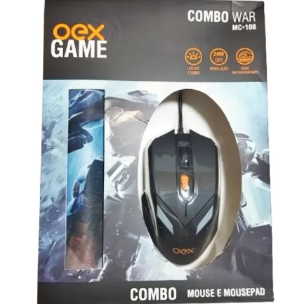 OEX MC-100 Gaming Mouse with Mousepad