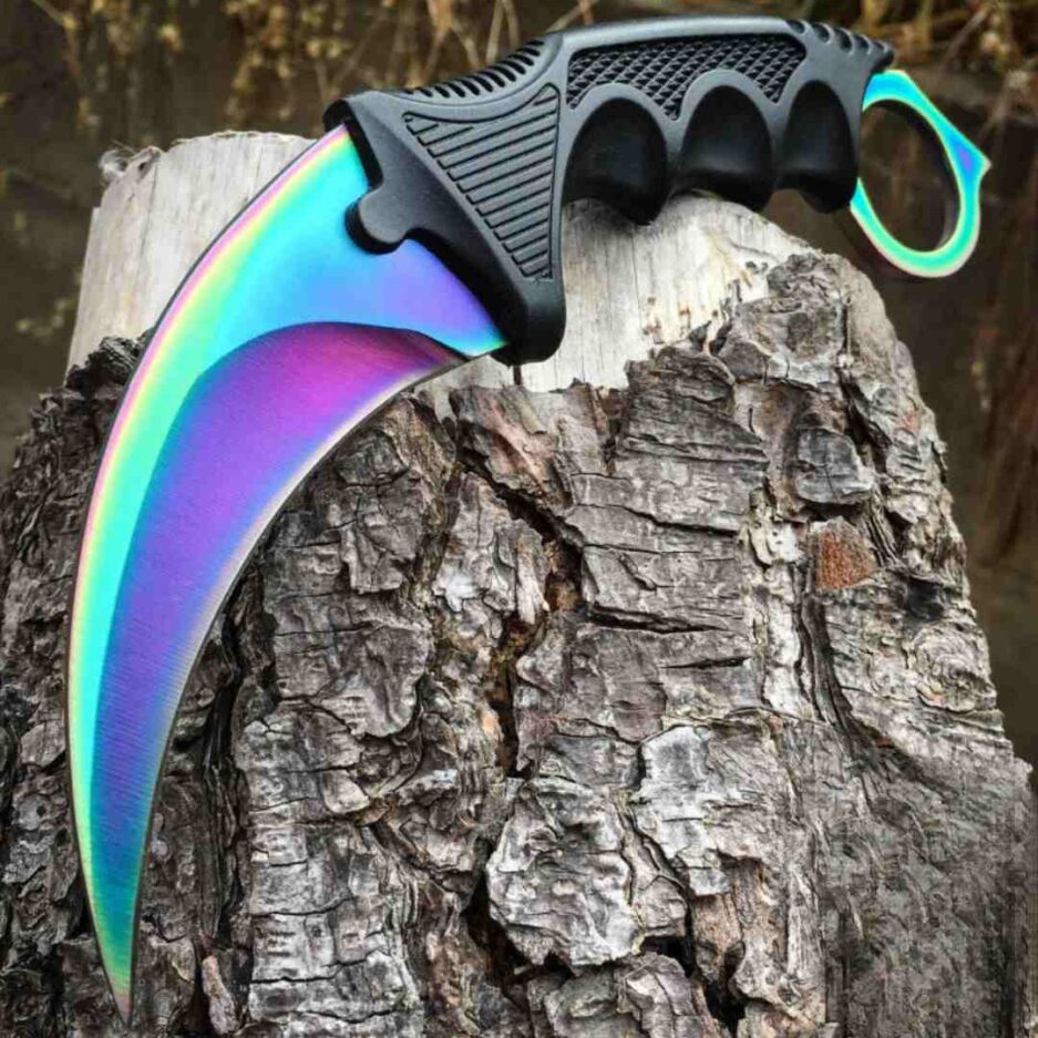 Rainbow Fade Karambit
